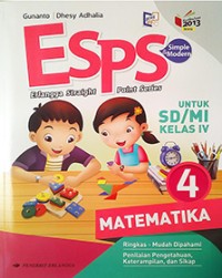Image of ESPS Matematika Untuk SD/MI Kelas IV